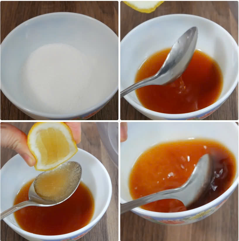 Pha nước mắm làm nộm( gỏi) sách bò 