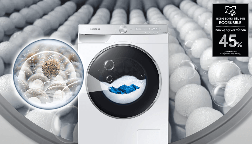 Máy giặt Samsung Inverter 10kg WW10TA046AE/SV