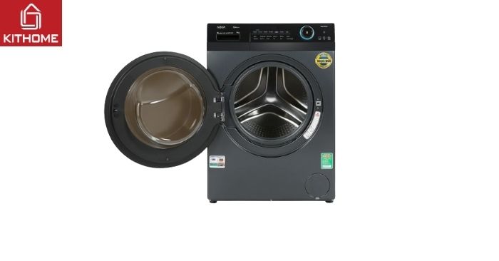 Máy giặt lồng ngang AQUA Inverter 9kg AQD-D902G BK