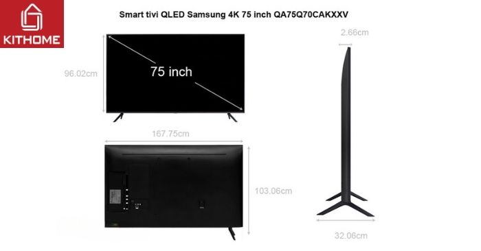 Smart tivi QLED Samsung 4K 75 inch QA75Q70CAKXXV Smart tivi QLED Samsung 4K 75 inch QA75Q70CAKXXV
