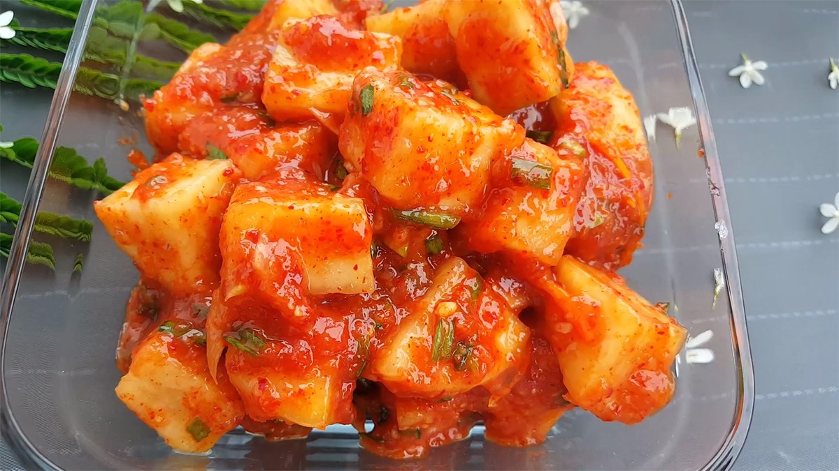 Cách làm kim chi su hào