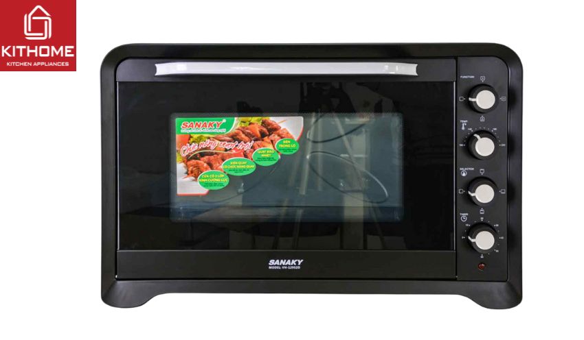 Lò nướng Sanaky VH-129S2D 120 lít màu đen