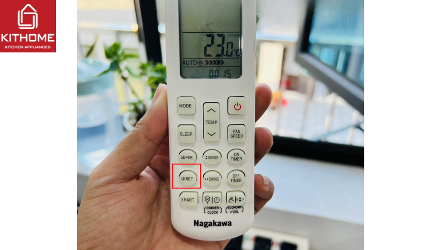 Cách sử dụng chức năng QUIET của điều hòa, máy lạnh Nagakawa