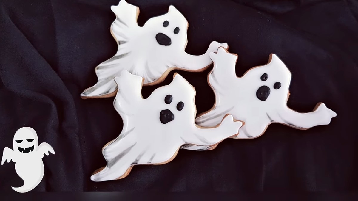 bánh quy hình con ma Halloween