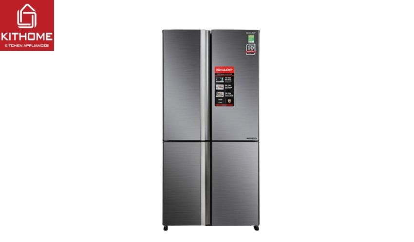 Tủ lạnh 4 cánh 572 lít Inverter Sharp SJ-FX640V-SL