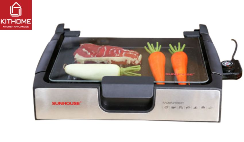 Bếp nướng điện không khói đá hoa cương Sunhouse SHD4603 - 1.500W