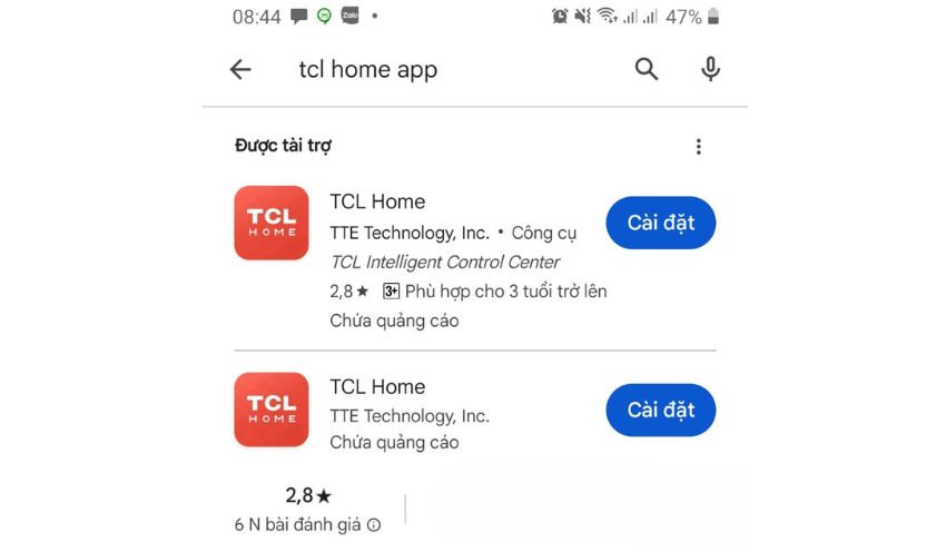 Tải ứng dụng TCL HOME để kích hoạt bảo hành cho tivi TCL