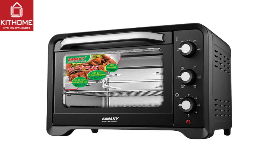 Lò nướng Sanaky VH-309S2D 30 lít - Màu đen
