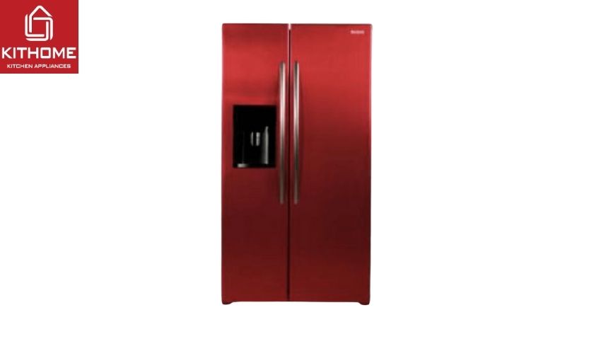 Tủ lạnh màu đỏ side by side Baumatic B35SE/RD 550 lít Tủ lạnh màu đỏ side by side Baumatic B35SE/RD 550 lít