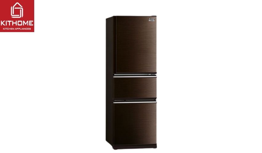 Tủ lạnh màu nâu vân gỗ 3 cửa Mitsubishi Electric MR-CX35EM-BRW-V 272 lít Tủ lạnh màu nâu vân gỗ 3 cửa Mitsubishi Electric MR-CX35EM-BRW-V 272 lít