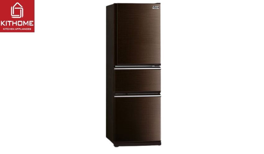 Tủ lạnh màu nâu vân gỗ 3 cửa Mitsubishi Electric MR-CX41ER-BRW-V 330 lít Tủ lạnh màu nâu vân gỗ 3 cửa Mitsubishi Electric MR-CX41ER-BRW-V 330 lít