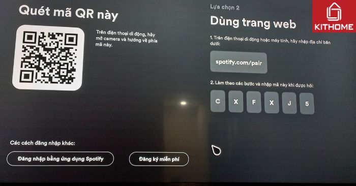 Cách 2: Đăng nhập bằng mã PIN hoặc mã QR