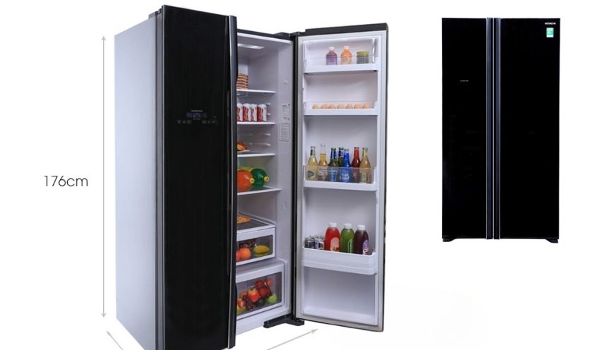 Tủ lạnh SBS Hitachi R-FS800PGV2 (GBK) 605 lít Tủ lạnh SBS Hitachi R-FS800PGV2 (GBK) 605 lít