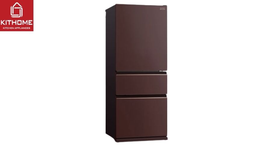 Tủ lạnh màu nâu vân gỗ 3 cửa Mitsubishi Electric MR-V50ER-BRW-V 414 lít Tủ lạnh màu nâu vân gỗ 3 cửa Mitsubishi Electric MR-V50ER-BRW-V 414 lít