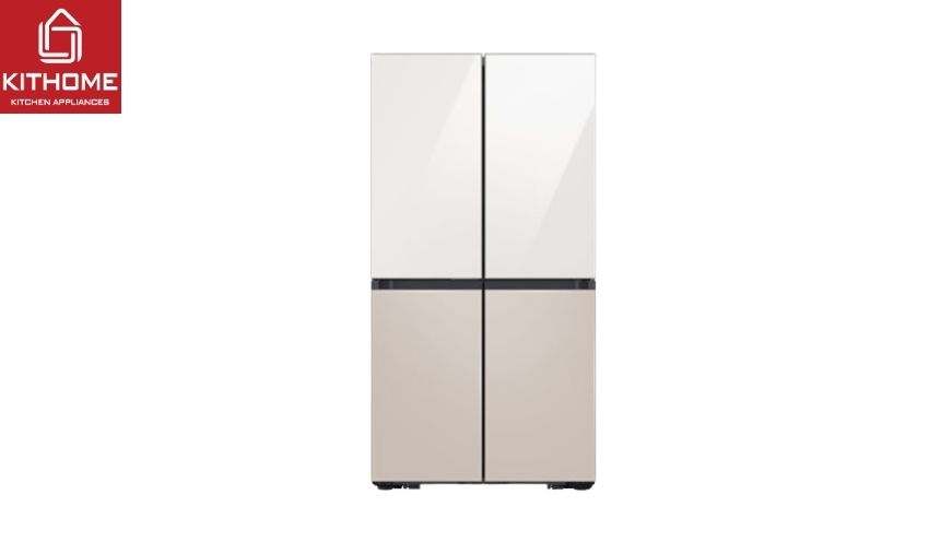 Tủ lạnh màu nâu be - trắng thạch anh 4 cửa Samsung Bespoke RF59CB66F8S/SV 648 lít Tủ lạnh màu nâu be - trắng thạch anh 4 cửa Samsung Bespoke RF59CB66F8S/SV 648 lít