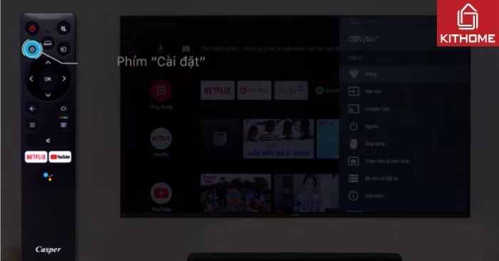 Cách bật Bluetooth trên tivi Casper