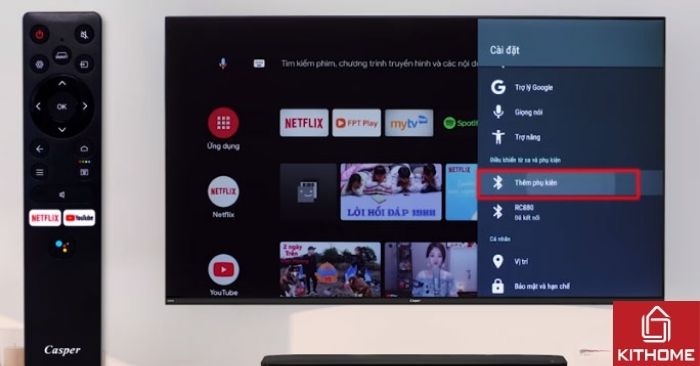 Cách bật Bluetooth trên tivi Casper