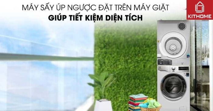 Mua máy sấy đặt chồng lên máy giặt Electrolux ở đâu?