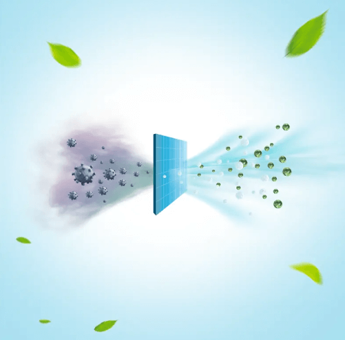 Tủ lạnh 2 cánh Aqua AQR-B379MA (WGB) 324 lít có khả năng khử mùi hiệu quả nhờ bộ lọc Deo Fresh