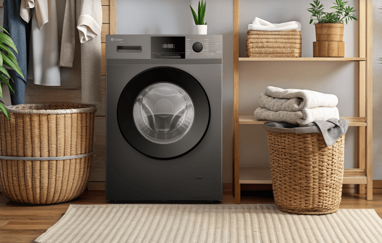 Máy giặt Casper 9,5kg WF-95VG5 sở hữu thiết kế hiện đại