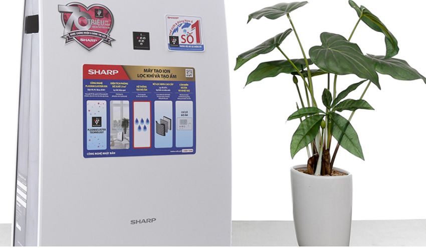 Máy lọc không khí và tạo ẩm SHARP KC-F30EV-W có chức năng lọc, khử mùi và cân bằng độ ẩm trong không khí