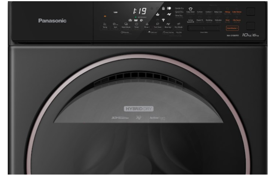 Máy giặt sấy Panasonic Inverter NA-S106FR1PV (giặt 10kg, sấy 6kg) - Ảnh 2