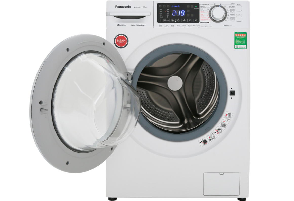 Máy giặt lồng ngang Panasonic Inverter 10 Kg NA-V10FG1WVT - Ảnh 2