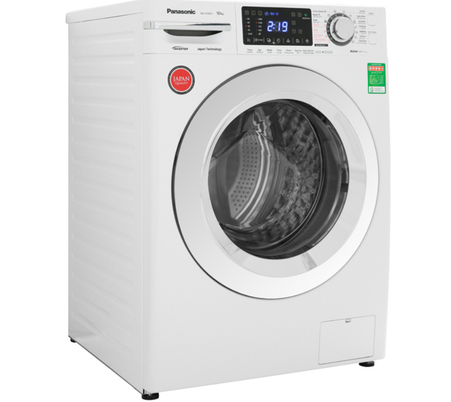 Máy giặt lồng ngang Panasonic Inverter 10 Kg NA-V10FG1WVT - Ảnh 3