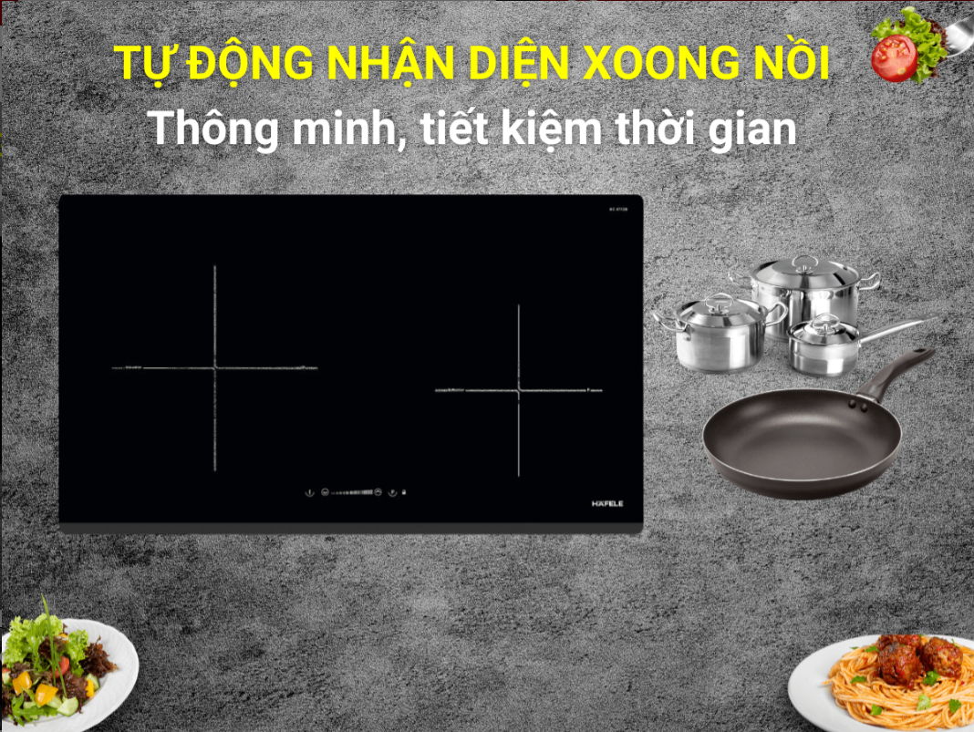 Những công nghệ nổi bật khác trên bếp từ đôi Hafele HC-I772D Những công nghệ nổi bật khác trên bếp từ đôi Hafele HC-I772D