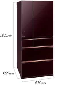 Alternative view of Tủ lạnh 6 cánh Mitsubishi Electric MR-WX52D-BR-V- 506 lít (Màu nâu)