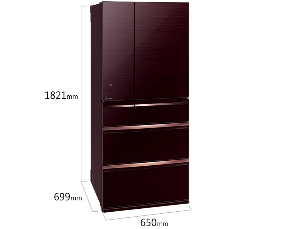 Tủ lạnh 6 cánh Mitsubishi Electric MR-WX52D-BR-V- 506 lít (Màu nâu) - Ảnh 2