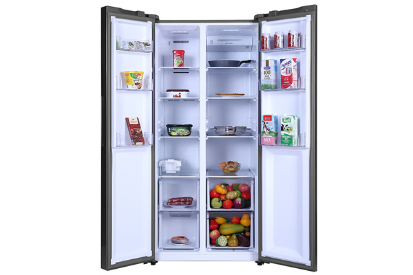 Tủ lạnh side by side Aqua 480 lít AQR-S480XA (SG)