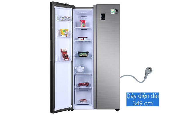 Tủ lạnh side by side Aqua Inverter 480 lít AQR-S480XA