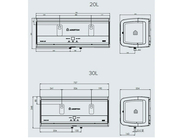 Ariston SLIM3 20 LUX VN
