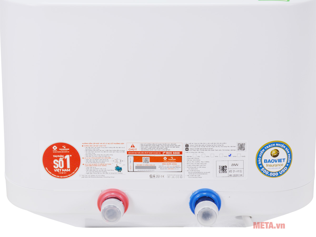 Bình nóng lạnh Rossi RST 20SQ Ti smart-20 lít