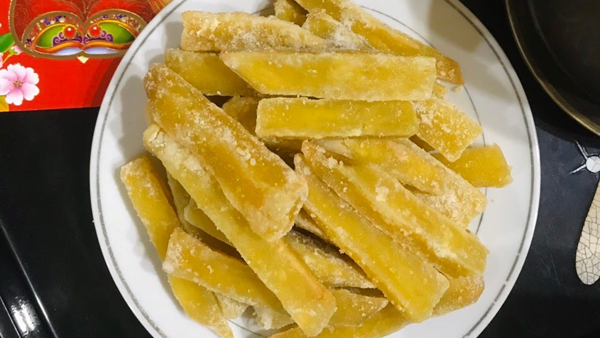 Cách làm mứt khoai lang cực ngon đón Tết 