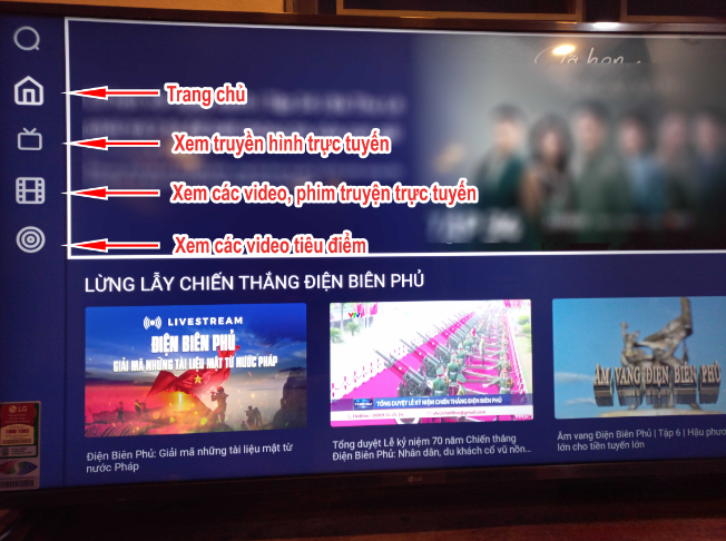 Cách sử dụng ứng dụng VTV Go trên tivi LG Cách sử dụng ứng dụng VTV Go trên tivi LG