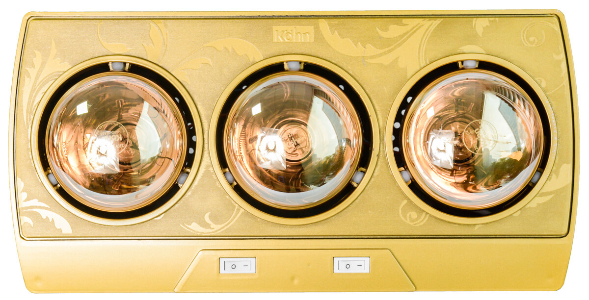 Đèn sưởi nhà tắm Braun Kohn KP03G 3 bóng