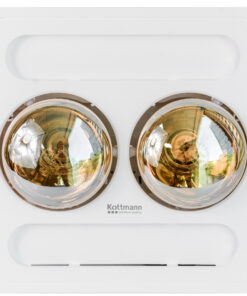 Đèn sưởi 2 bóng Kottmann âm trần K9R (có điều khiển từ xa)