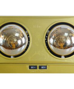 Đèn sưởi nhà tắm 2 bóng Braun Kohn KN02G 550W