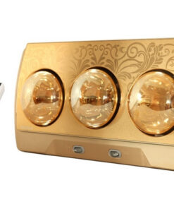 Đèn sưởi nhà tắm 3 bóng có điều khiển Heizen HE3BR