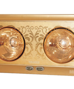 Đèn sưởi nhà tắm Heizen 2 bóng HE-2B (gold)