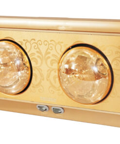 Đèn sưởi nhà tắm Heizen 2 bóng HE-2B (gold)