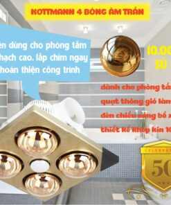 Đèn sưởi nhà tắm Kottmann 4 bóng K4BT