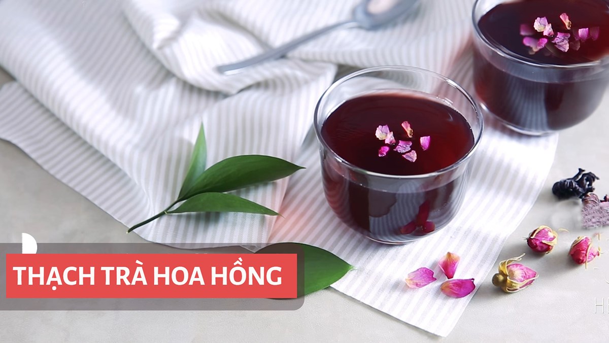 thạch trà hoa hồng khô thạch trà hoa hồng khô