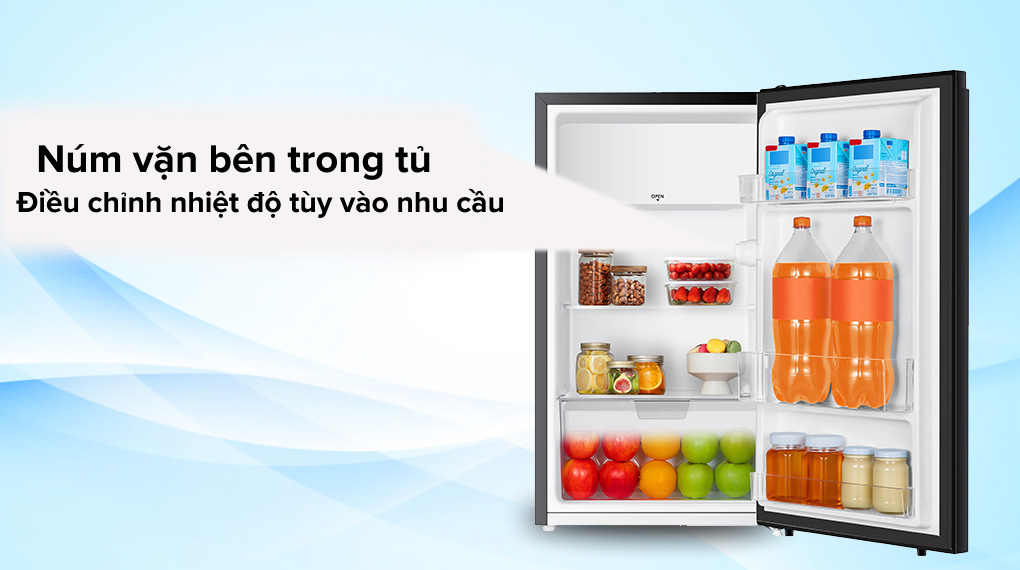 Tủ lạnh Electrolux 94 Lít EUM0930BD-VN có núm vặn để bạn có thể điều chỉnh nhiệt độ
