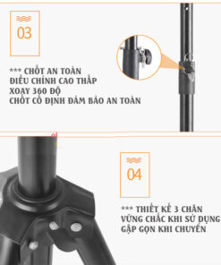 Giá treo tivi 3 chân đứng E1200 xoay 360 độ (32 - 55 inch)