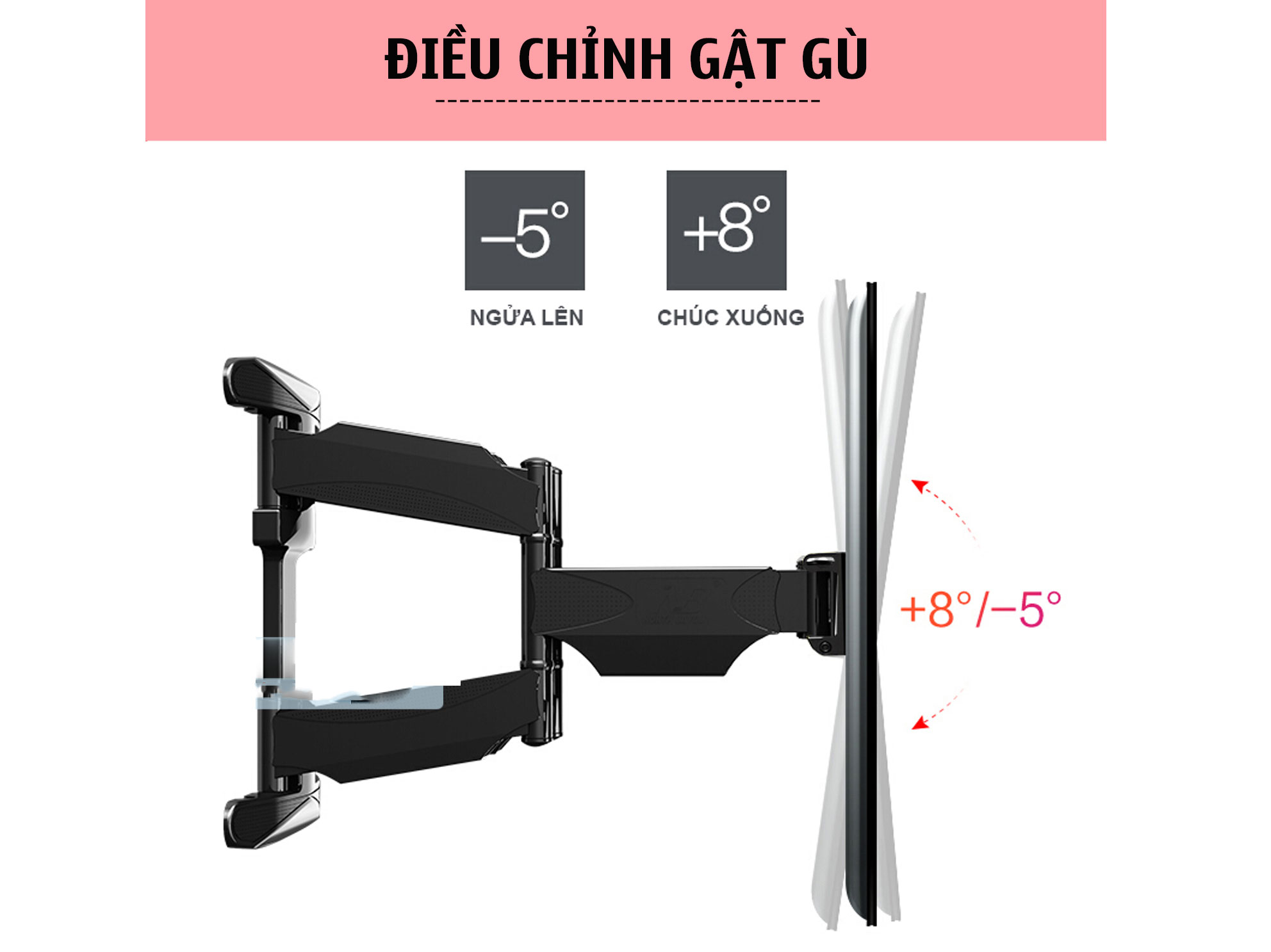 Giá treo tivi đa năng ErgoTek E66 32-80 inch