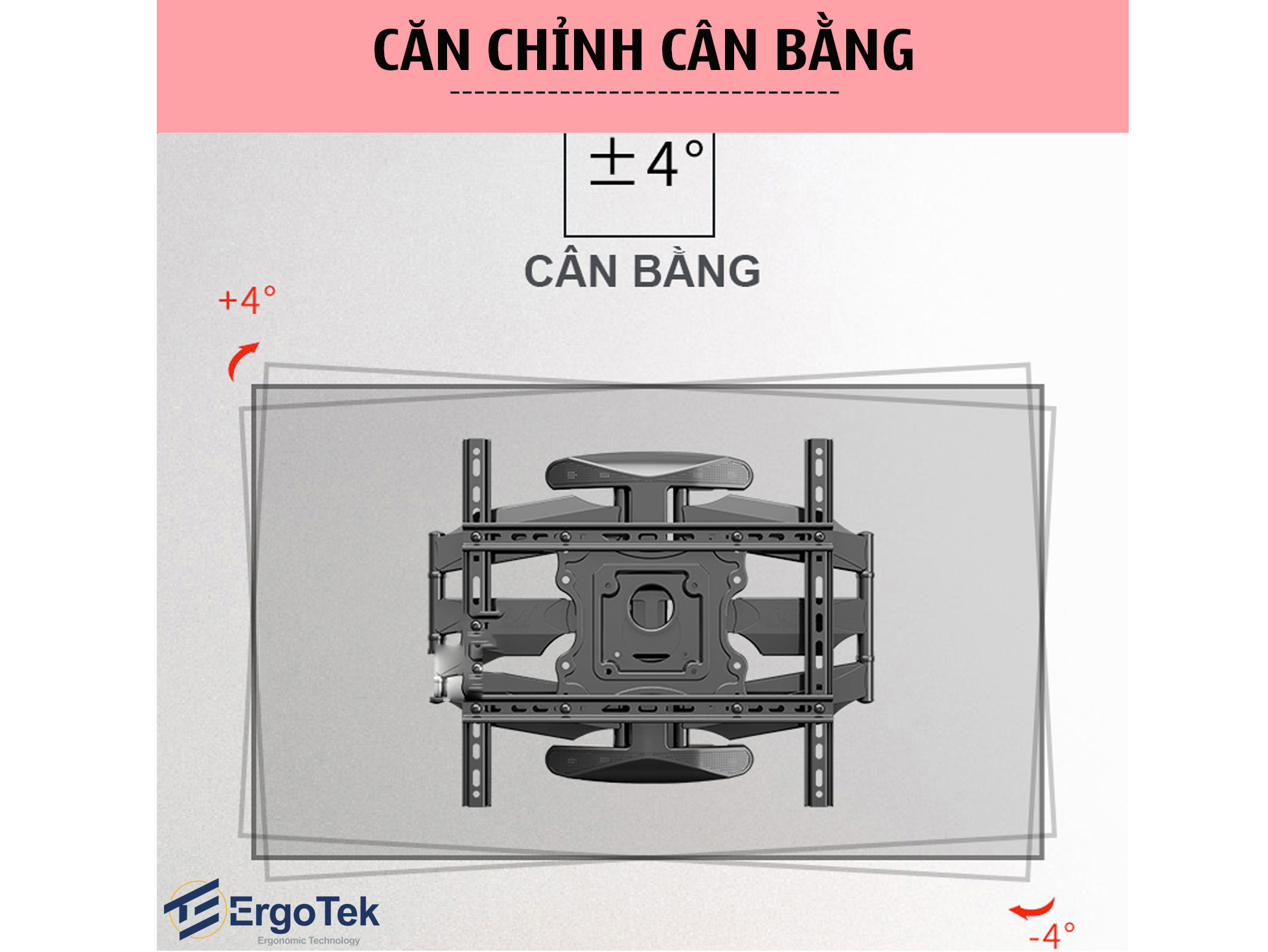 Giá treo tivi đa năng ErgoTek E66 32-80 inch