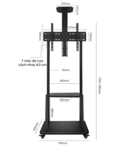 Giá treo tivi di động 1700/E1900 (32 - 70 inch)